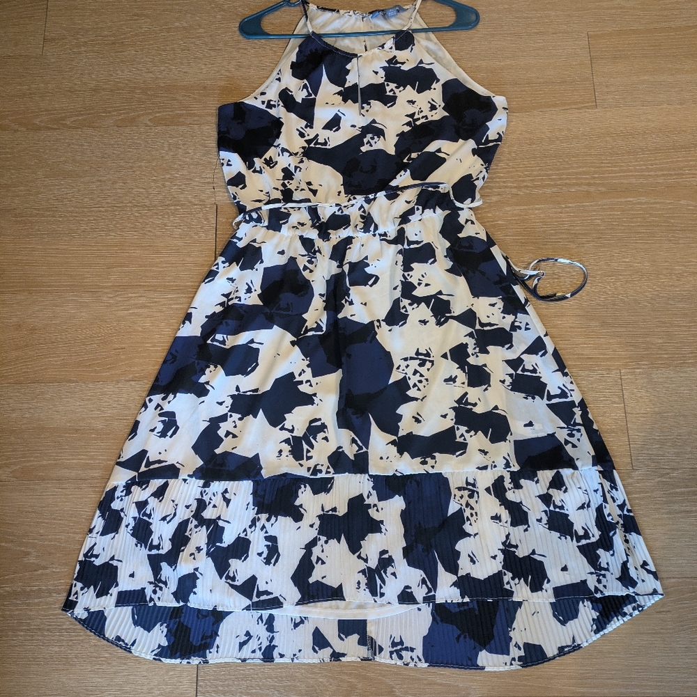 Simply Vera Vera Wang Navy and White Kids Dress